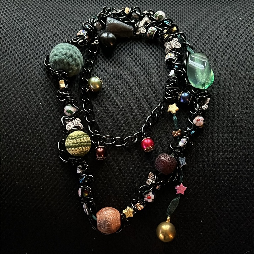 New Multi Color Funky Fashion Necklace